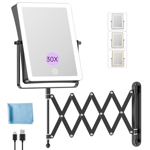 5000mAh Rechargeable Wall Mounted Makeup Mirror