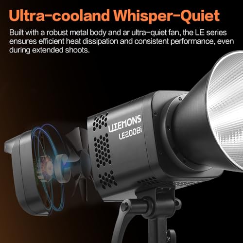 LE200Bi Godox Light Kit 220W Bi (Black)