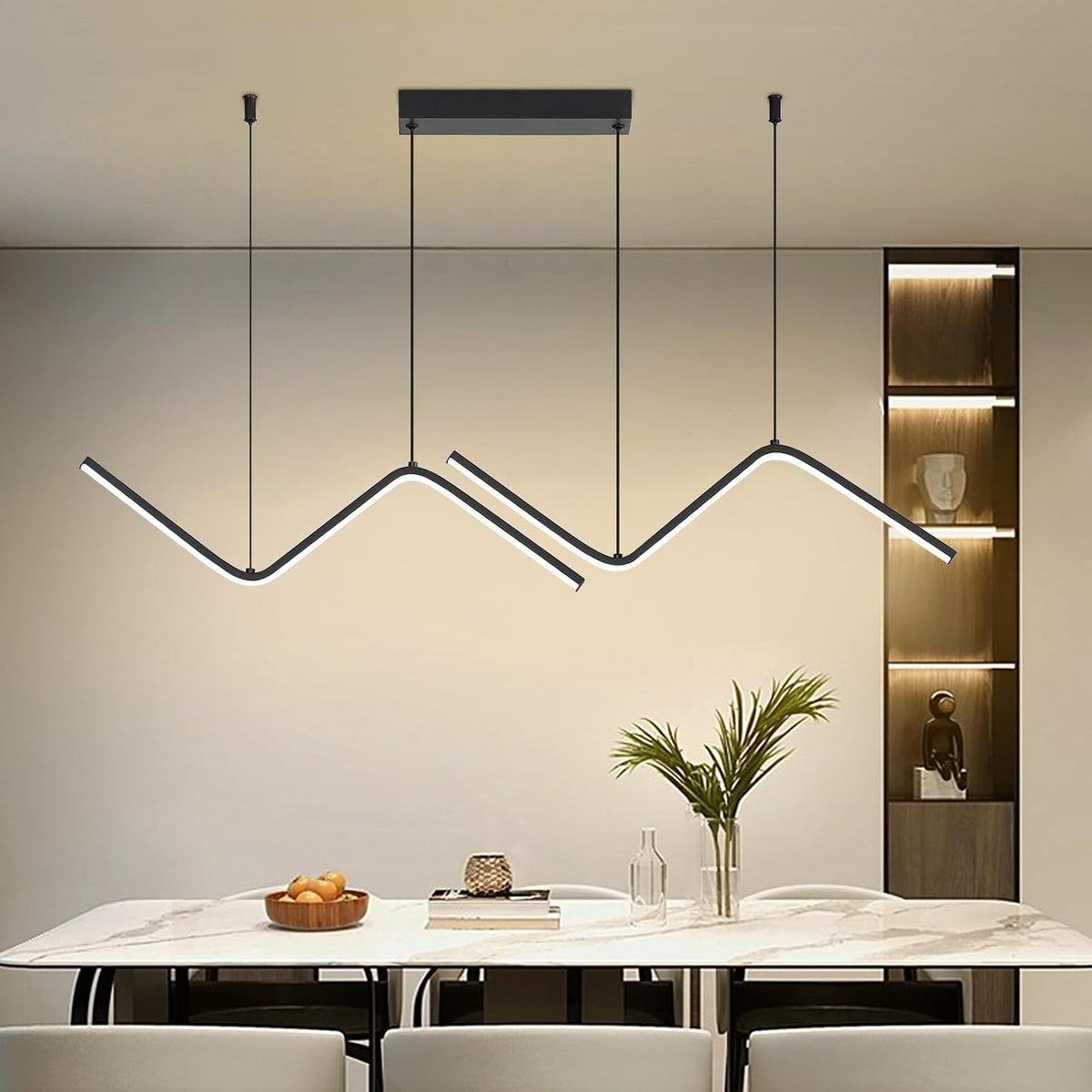 LED Modern Linear Pendant Lights (J / 35IN)