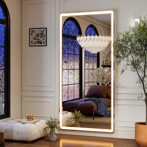 LED Full Length Mirror 71x32 inch Oversized Body Mirrors with Lights (Rectangle / 71"L x 32"W)