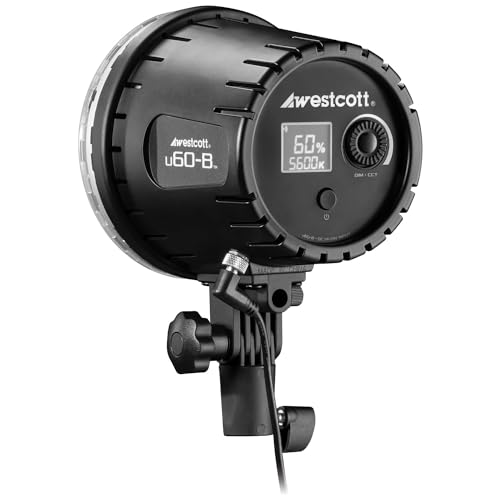 U60-B Bi-Color LED (60W) for Content Creators, Product Photography, Actor Self Tapes, and Interviews (Westcott U60-B Bi-Color LED 1-Light Softbox Kit) (Westcott U60-B Bi-Color LED 1-Light Softbox Kit)