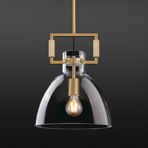 10 '' Modern Large Brass Kitchen Pendant Light Fixtures (Brass-10-In)