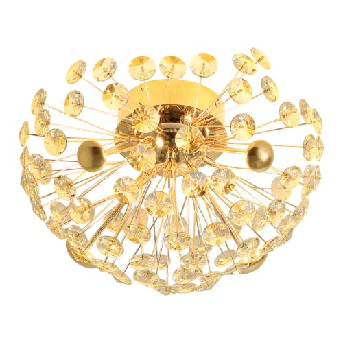 Modern Dandelion Firework Sputnik Chandelier Pendant Light for Living Room