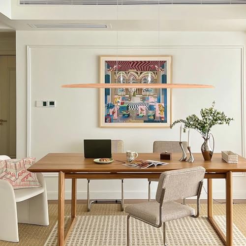 Wood LED Linear Pendant Light