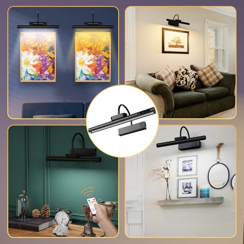 Dimmable Cordless Picture Light with Controller and Timer