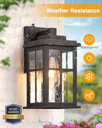 Bronze Dusk to Dawn Outdoor Lighting (Dusk to Dawn 2 Pack / Oil-Rubbed Bronze)