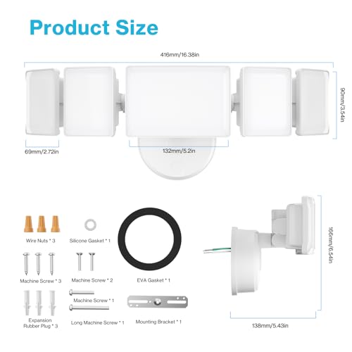 130W Flood Light Outdoor (White)