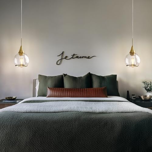 Pendant Light Fixtures Kitchen (Gold / 2 Pack-6inch)
