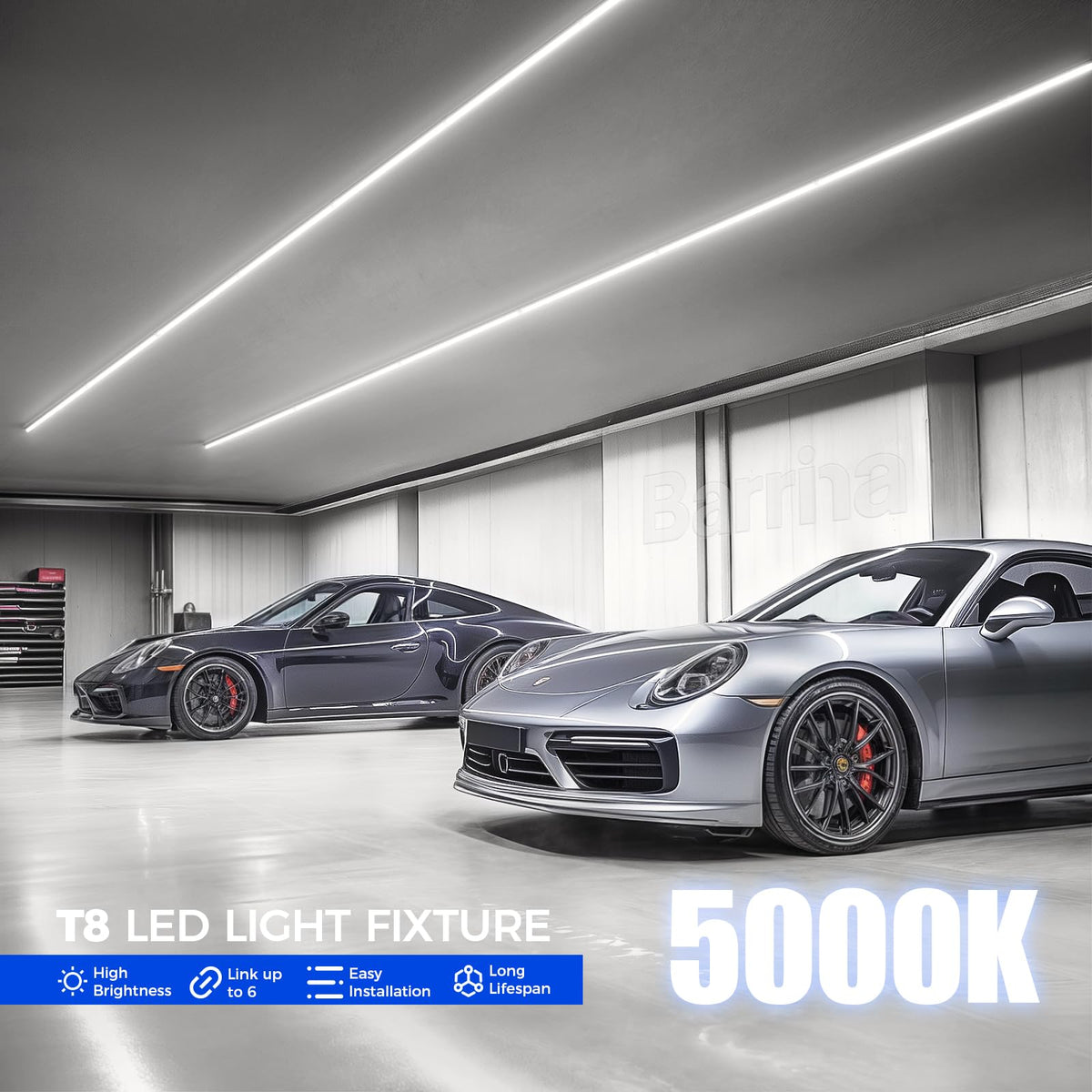 T8 LED Shop Lights 4FT (5000K / 4ft-10 Packs)