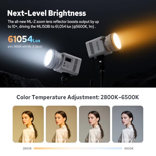 ML150Bi Bi Color COB LED Video Light 150W