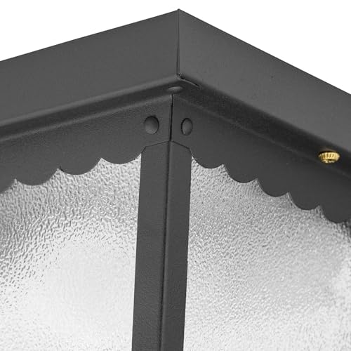 7.5" 1 Light Flush Mount Light (Matte Black / 7.5-Inch Diameter x 5-Inch Height / 1-Light)