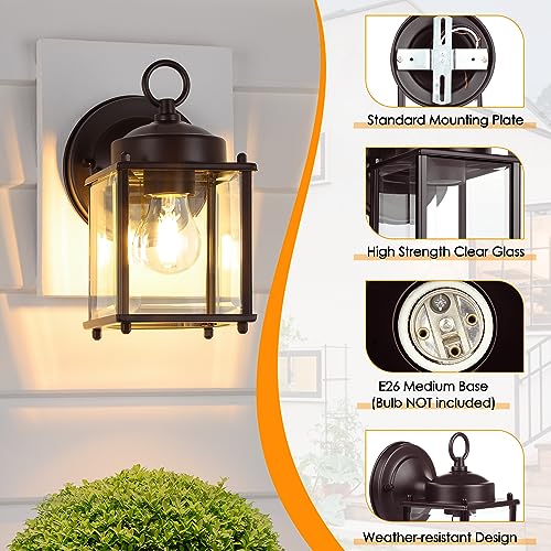 Outdoor Wall Lantern (Dark Chocolate / 8.27 inch)