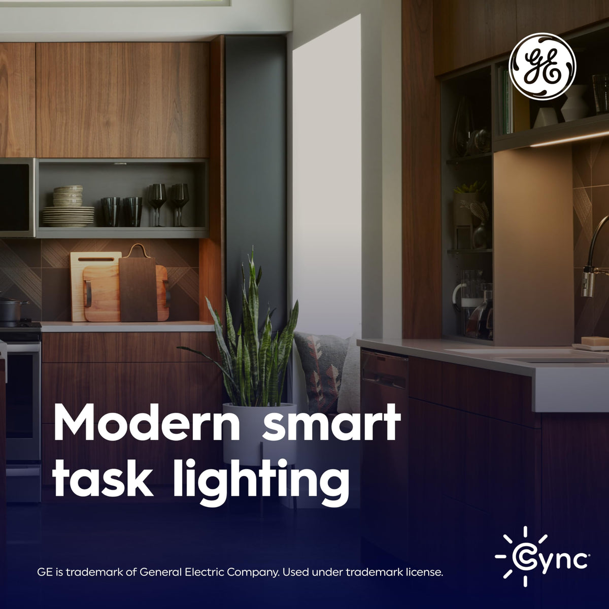 GE Reveal HD+ Smart Under Cabinet Light Bar (18 Inch / Light Bar)