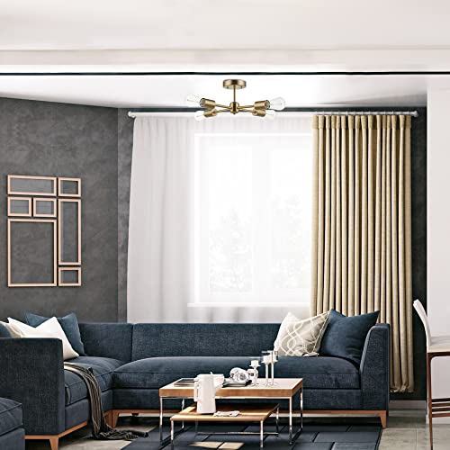 61122 Vane 4 Light Flush Mount Ceiling Light (Sansa)