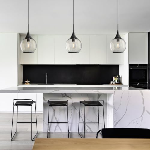 Pendant Lights Kitchen Island (Black / 3 Pack-10inch)