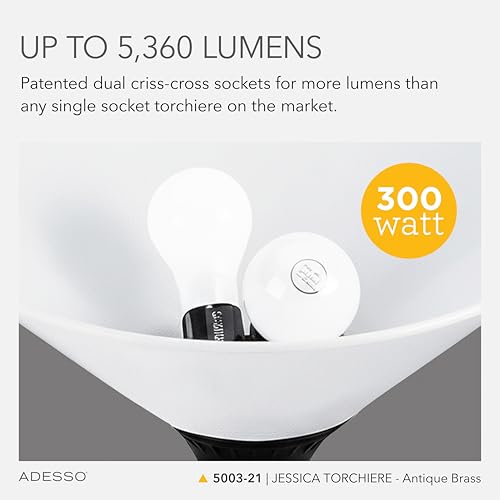 Dual Socket Floor Lamp