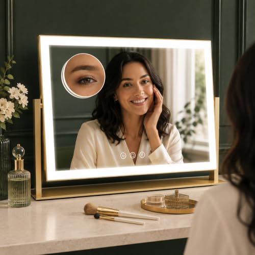 Large Makeup Vanity Mirror with Lights