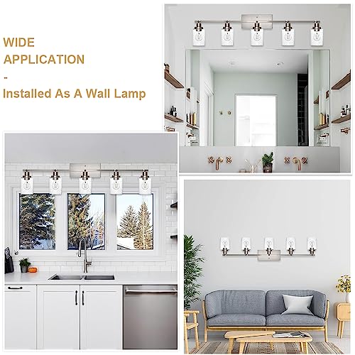 5 Light Track Lighting Kit (Brushed Nickel / 5-Light)