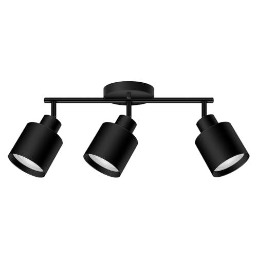 3 Light Led Track Lighting (3 light Black)