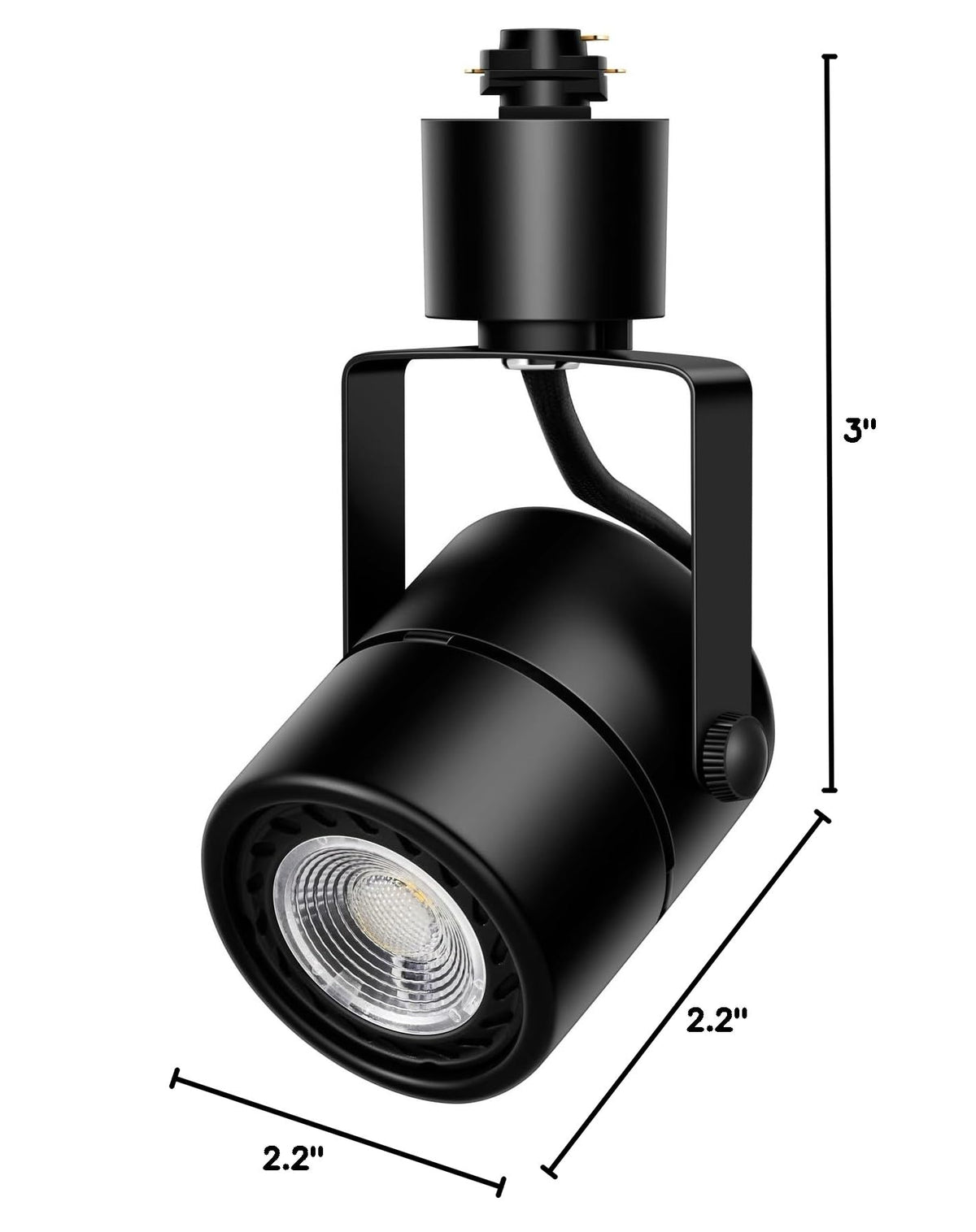 Track Lighting Heads 10W 4000K Cool White Dimmable Bright LED Track Lights Fixtures for Accent Retail Kitchen Artwork