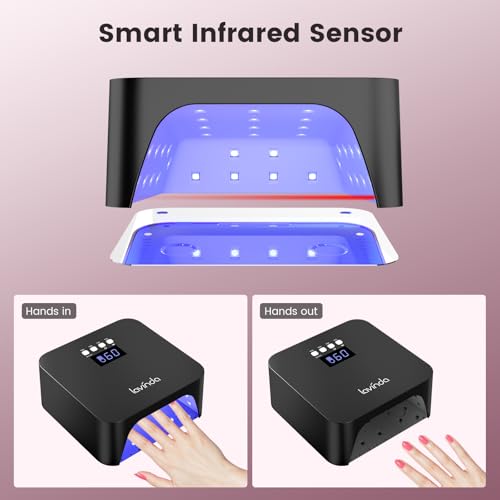 Cordless LED Nail Lamp (Black)