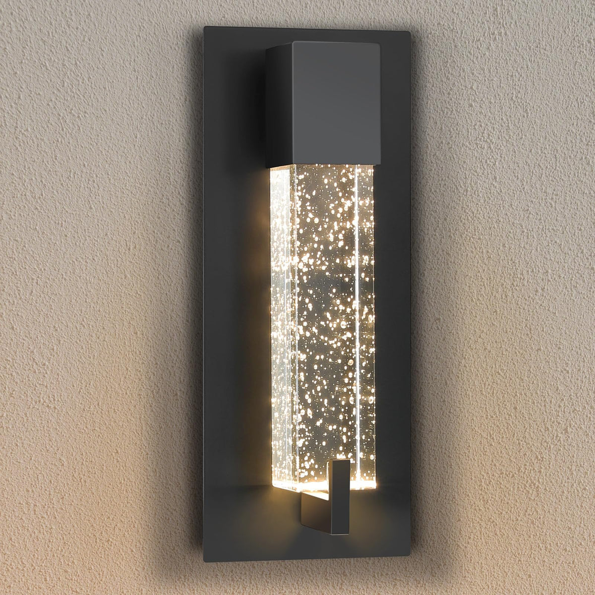 LED Wall Sconce Light (Black 11")