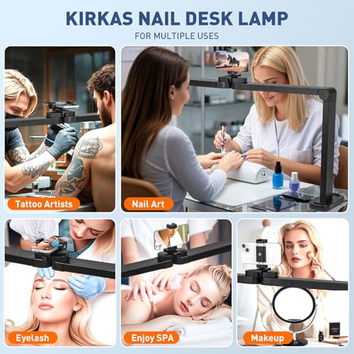 Half Moon Light for Nail Desk