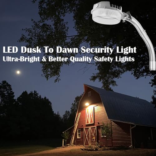 LuminaGuard 43W LED Barn Light with Arm