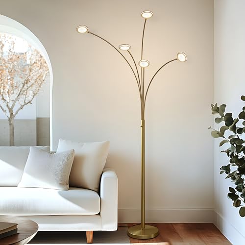Orion Arc Floor Lamp for Living Room (Gold)