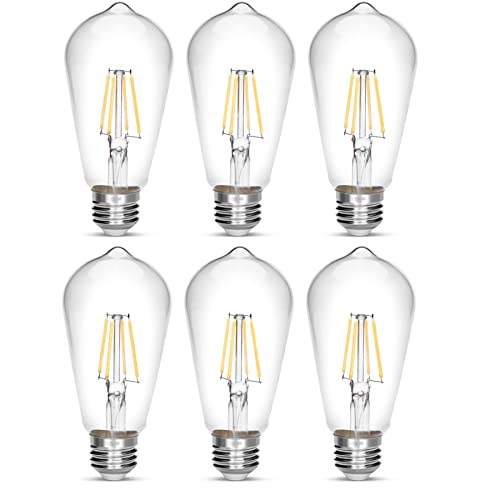 LED Edison Bulb 4W (Cool White / Pack of 6)
