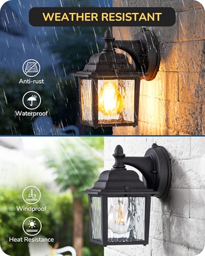 2 Pack Outdoor Wall Lights