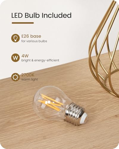 Gold Table Lamp (Beige + Gold)