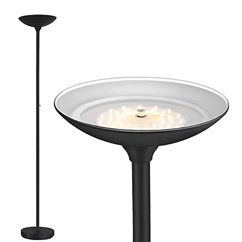 Torchiere Floor Lamp (Black Torchiere Floor Lamp)