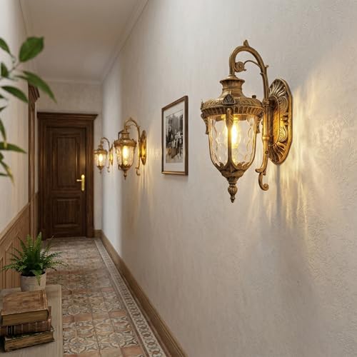 Rustic Wall Sconce Lighting (H16.1''x W9.4'')