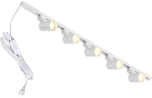 Plug in Track Lighting with Power Cord (White)