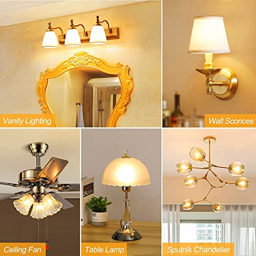Dimmable E26 LED Bulb 6W Equal 60W Vintage LED Edison Bulb AC120V 2700K A15 LED Bulb for Ceiling Fan (6w=60w 2700k A15)