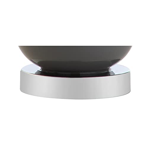 Anya Gourd Glass Table Lamp 20.5" (Single / Gray)