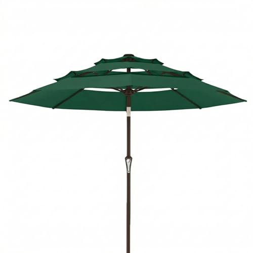 9ft 10ft 3 Tier Patio Umbrella