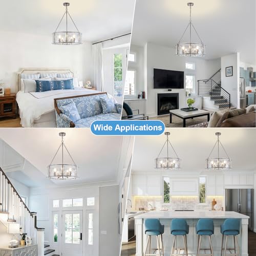 Modern Glass Dining Room Chandelier