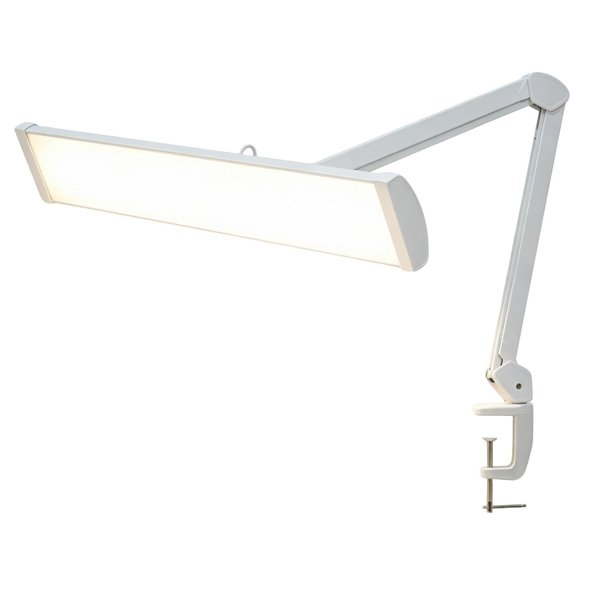 24 Inch LED Architect Desk Lamp with Clamp (White / CCT)