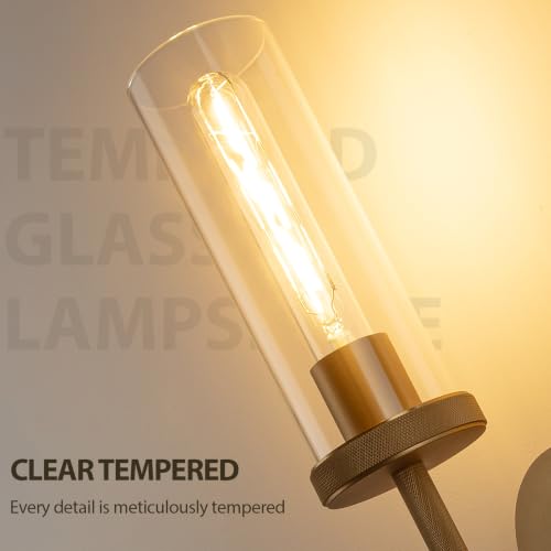 Knurled Gold Wall Sconces