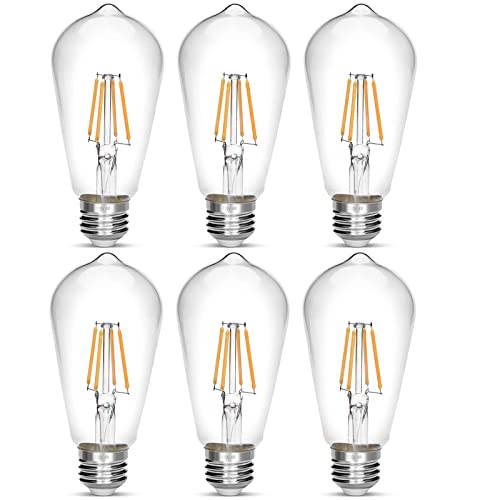 LED Edison Bulb 4W (Warm White / Pack of 6)