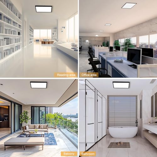 2'x2' 4200 Lumen LED Flat Panel (Black / 2x2 Feet)