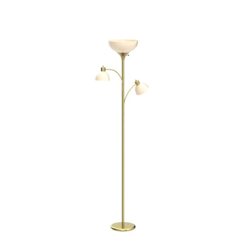 Sky Dome Double LED Floor lamp (Gold Brass)