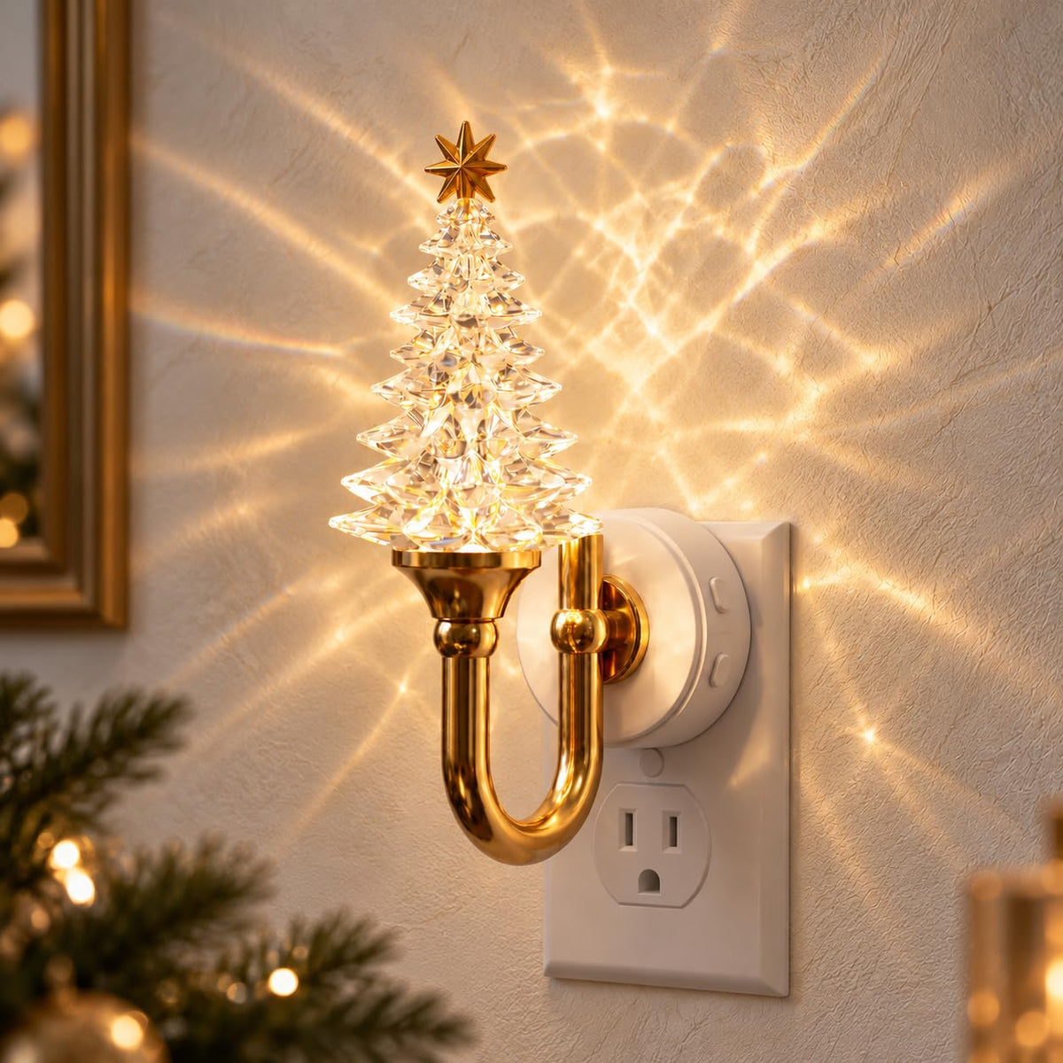 Crystal Christmas Tree Night Light (Crystal Christmas Tree - RGB / 1 Pack)