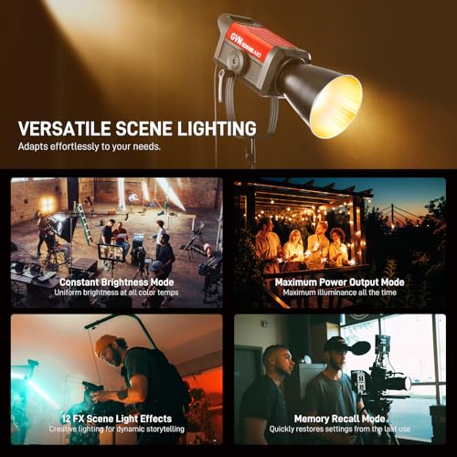 GVM 500W LED Video Light with APP Bluetooth Control (500WAIO)