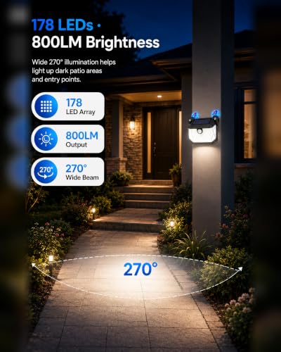 Magnetic Solar Lights Outdoor (Magnetic Mount / 1Pack)