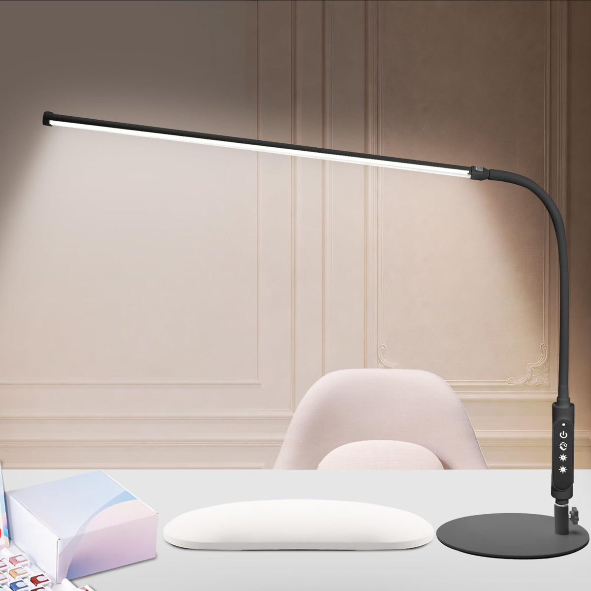 LED Desk Lamp (Black-Table)