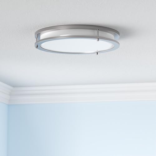LED 18" Round Flush Mount Lighting (Brushed Nickel)