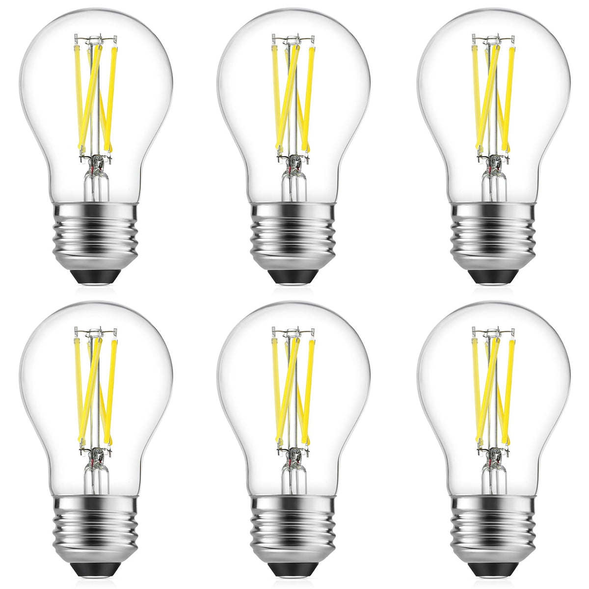 A15 LED Light Bulbs (Daylight / 6 Count (Pack of 1))